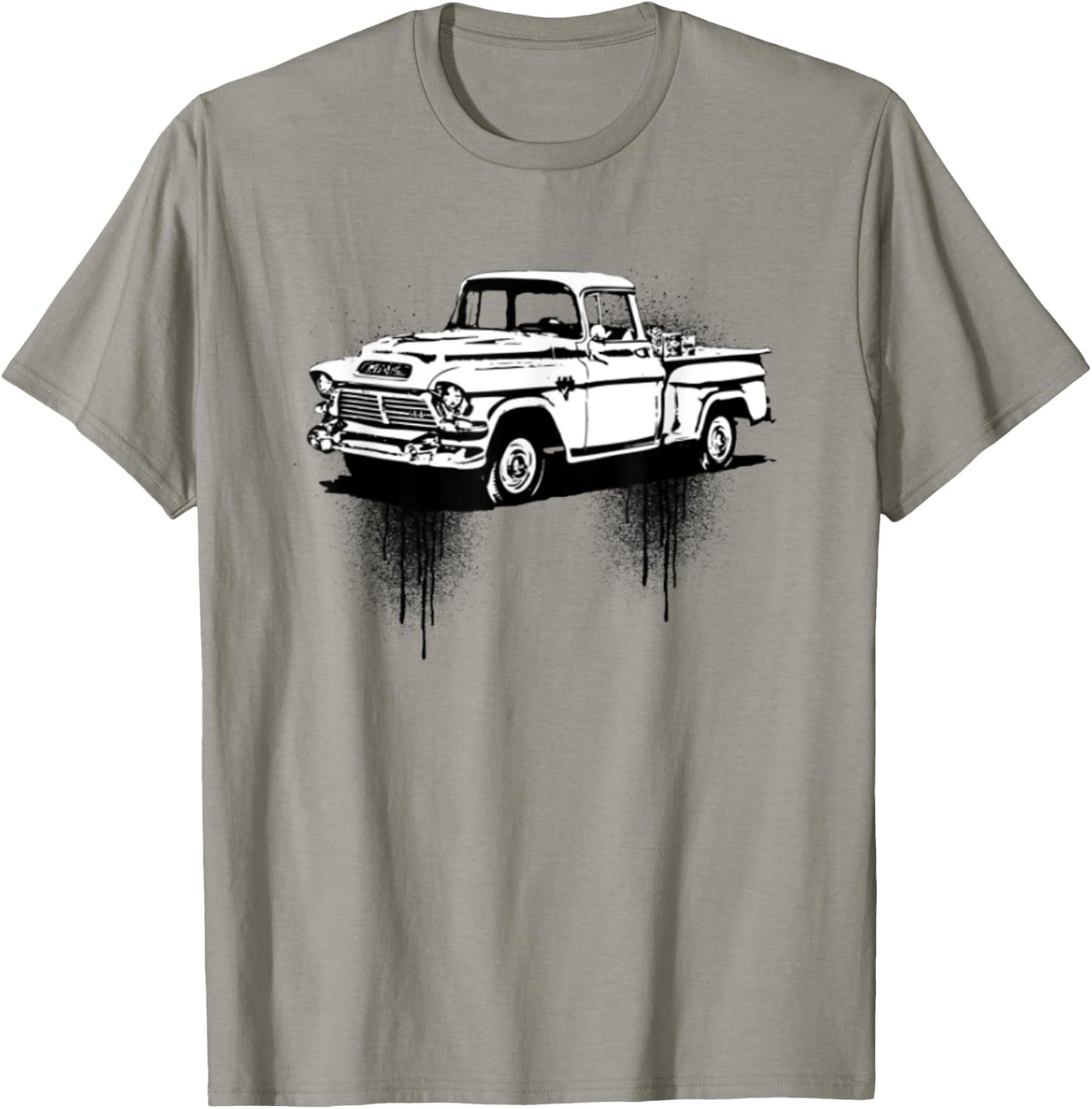 Vintage Retro Antique Farm Pick Up Truck T-Shirt - T-Shirt | Sand