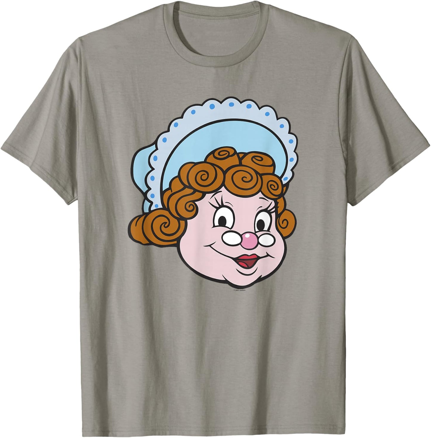 Candy Land Halloween Gramma Nutt Big Face T-Shirt - T-Shirt | Sand