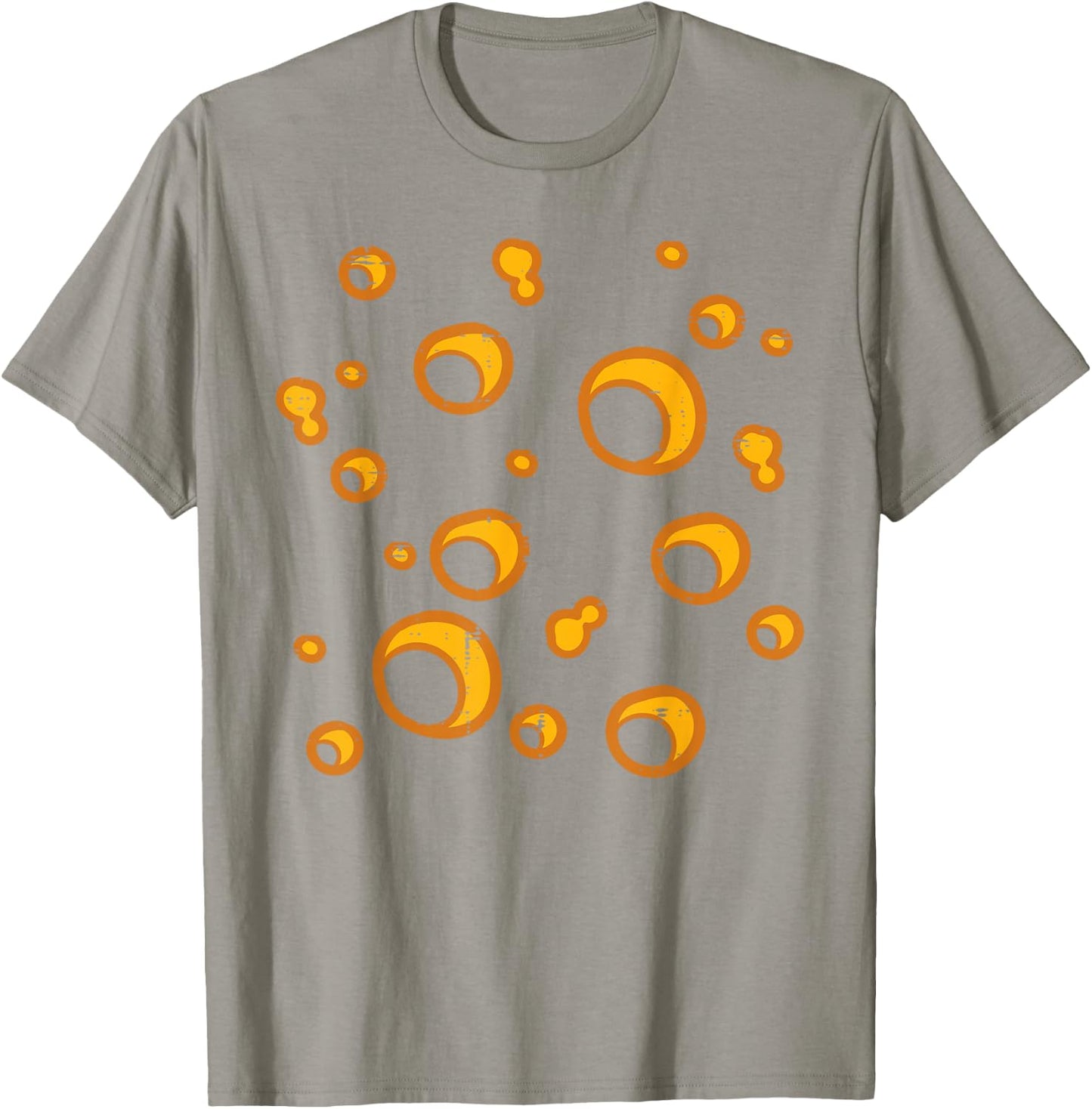Swiss Cheese Costume Funny Halloween Queso Men Women Kids T-Shirt - T-Shirt | Sand