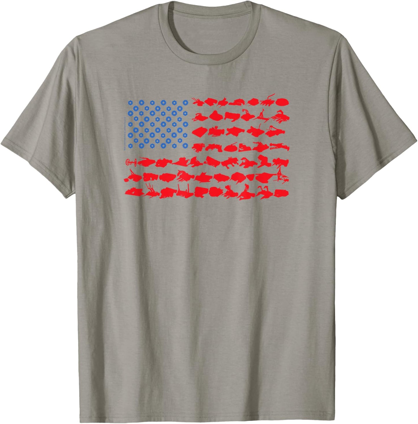 BattleBots Silhouette Flag T-Shirt - T-Shirt | Sand