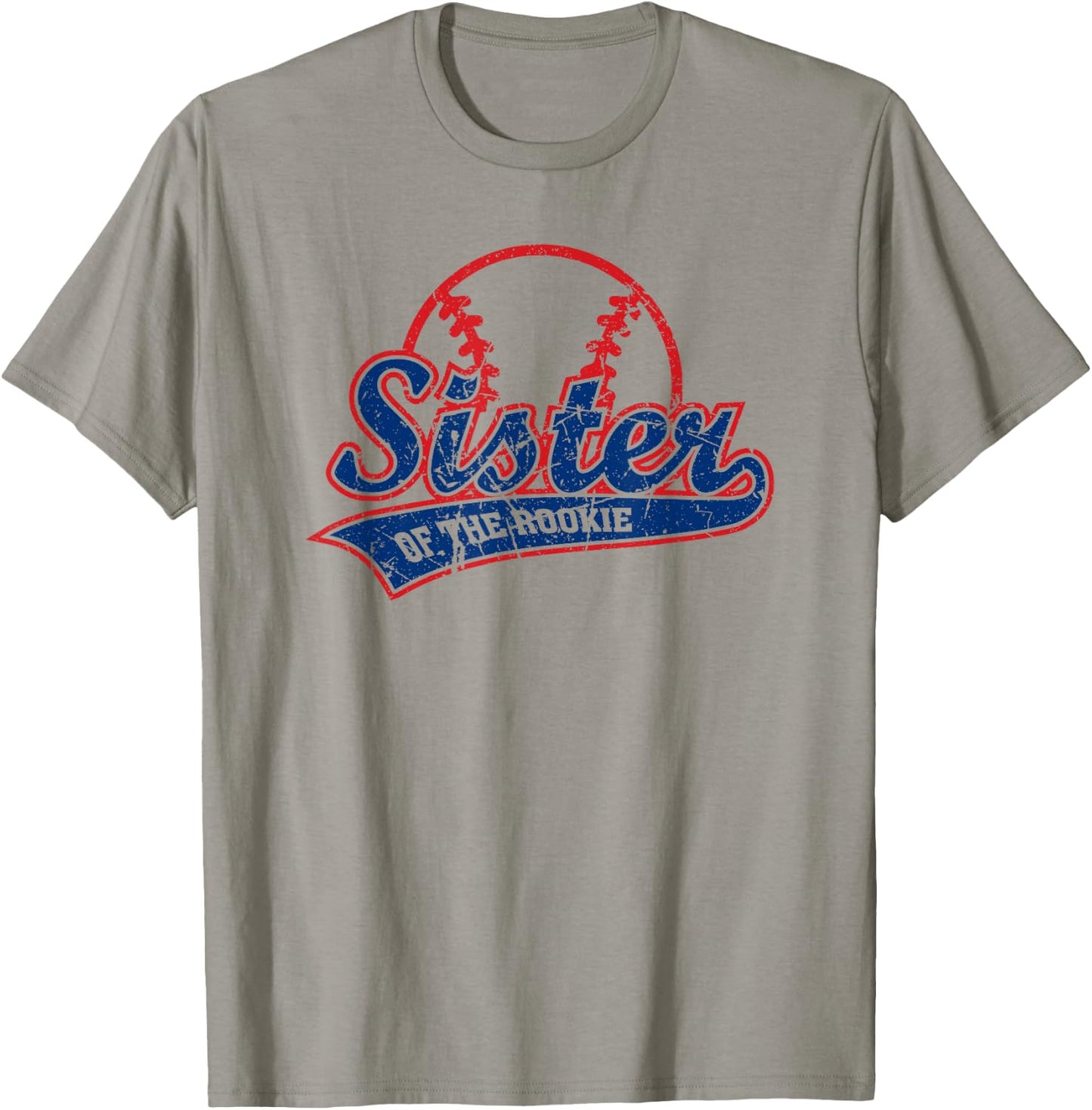 Funny Vintage Baseball Sister of The Rookie T-Shirt - T-Shirt | Sand
