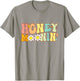 Groovy Honeymoonin Bride Bridal Shower To Honeymoon Vacation T-Shirt - T-Shirt | Sand