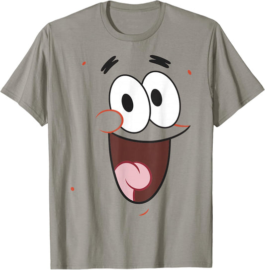 SpongeBob SquarePants Halloween Patrick Big Face Costume T-Shirt - T-Shirt | Sand