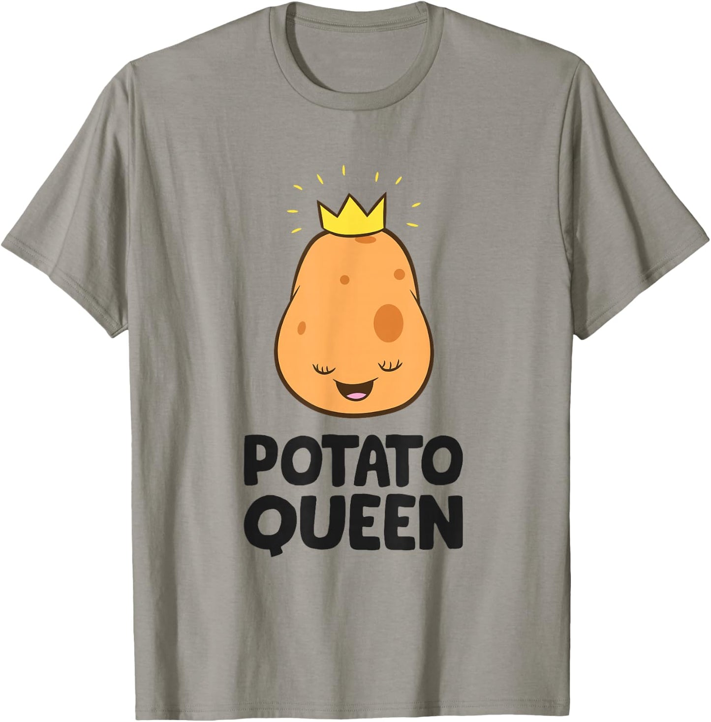 Potato Queen Love Potatoes T-Shirt - T-Shirt | Sand