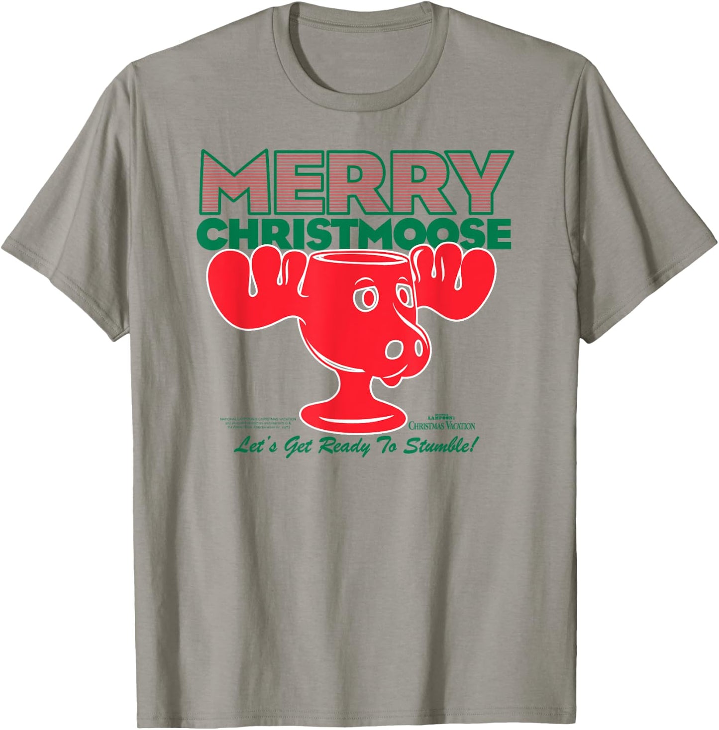 Christmas Vacation Merry Christmoose Funny Holiday Movie T-Shirt - T-Shirt | Sand