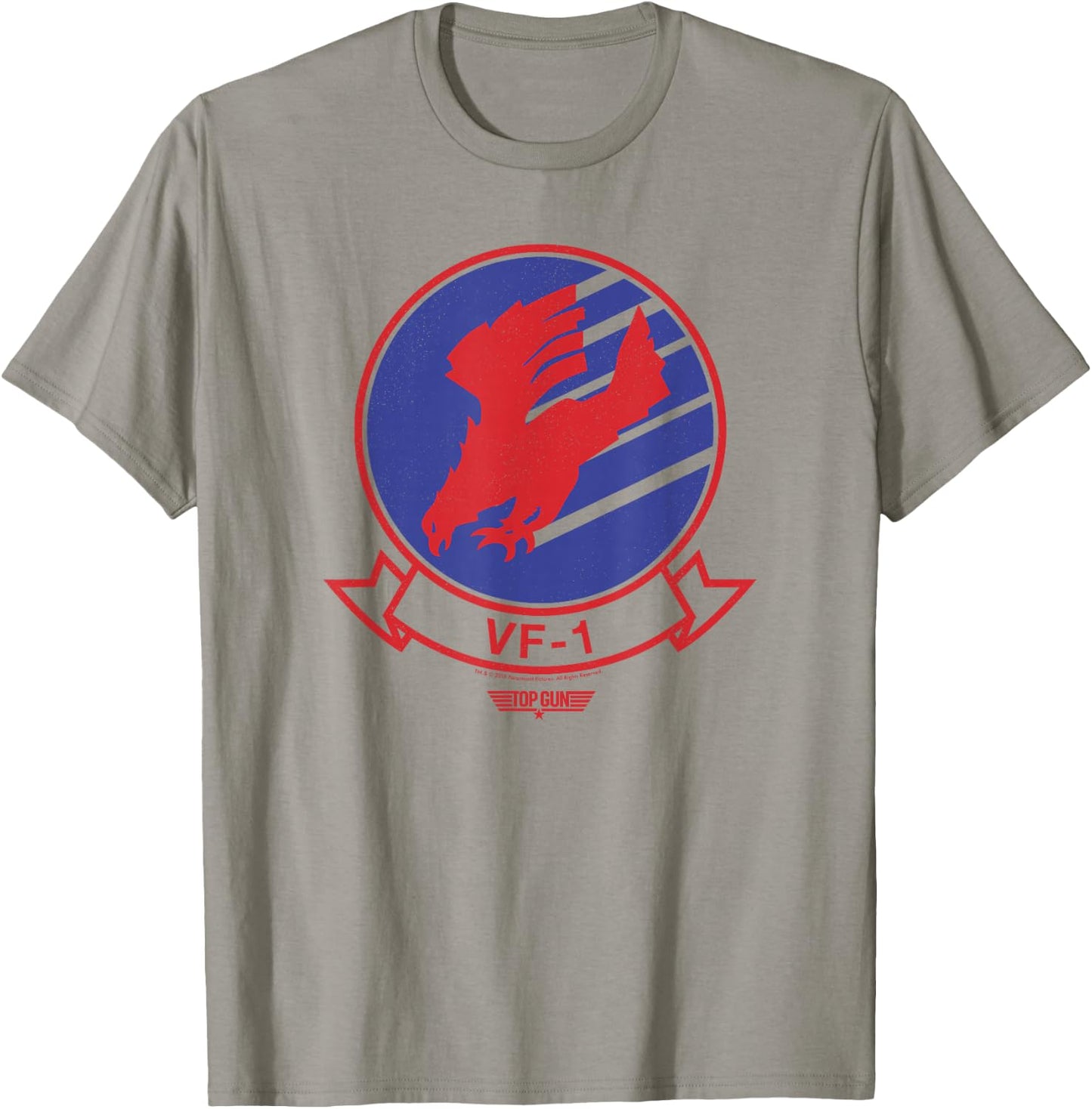 Top Gun VF-1 Fighter Squadron 1 Logo T-Shirt - T-Shirt | Sand