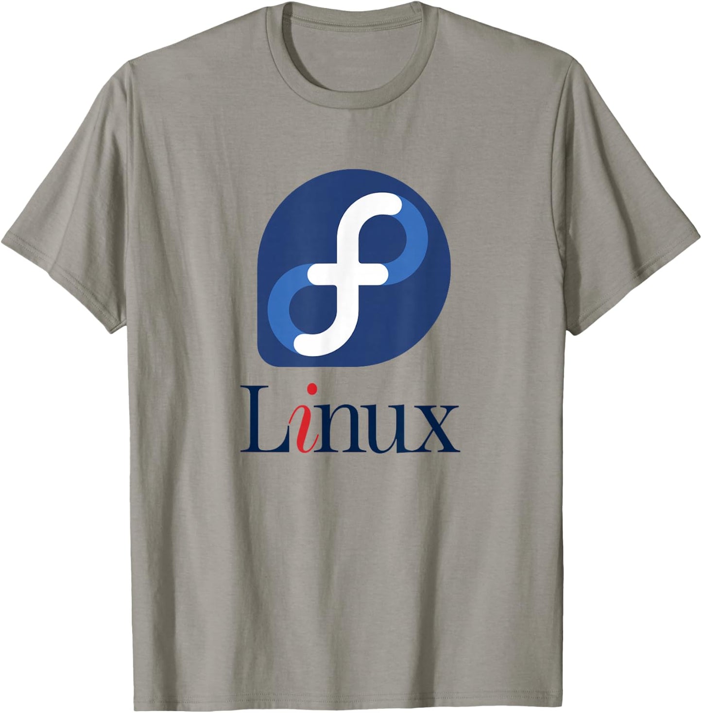 Linux Fedora w/ Big colorful Logo Open Source Os T-Shirt - T-Shirt | Sand