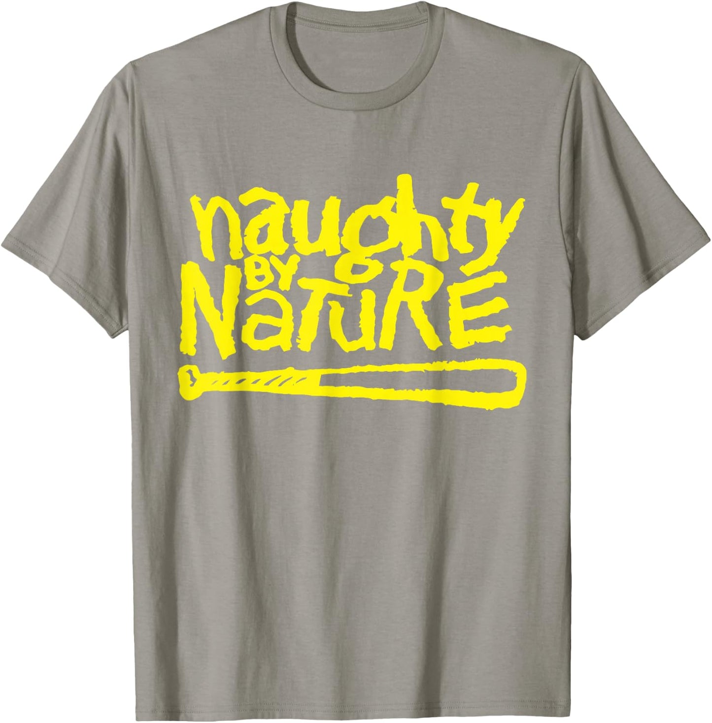 Naughty By Nature – Logo in Yellow T-Shirt - T-Shirt | Sand