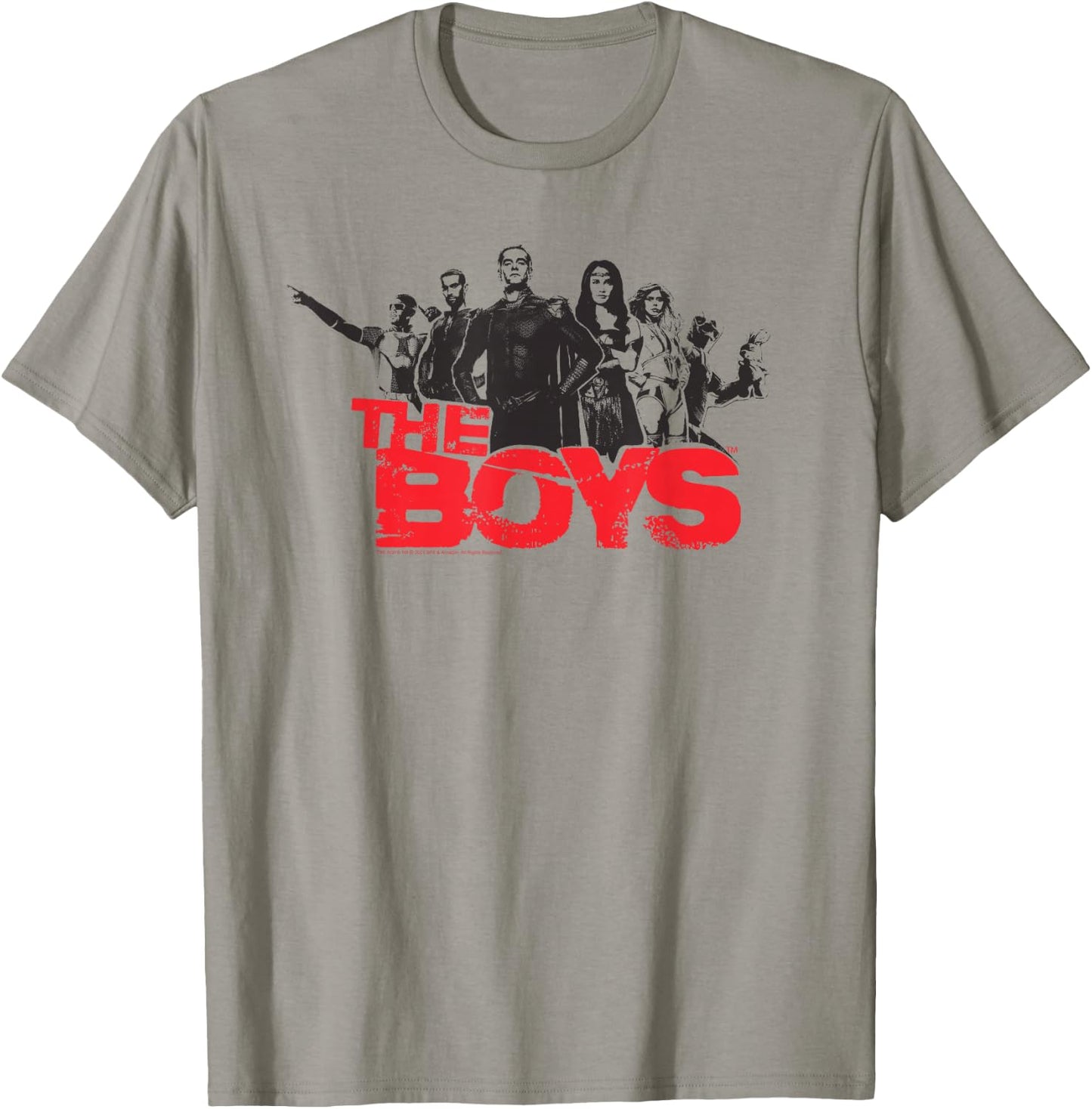 The Boys Hero Cutouts Superhero TV Show T-Shirt - T-Shirt | Sand