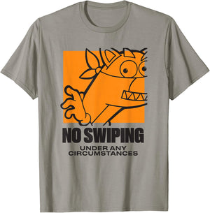 Dora the Explorer No Swiping Under Any Circumstances T-Shirt - T-Shirt | Sand