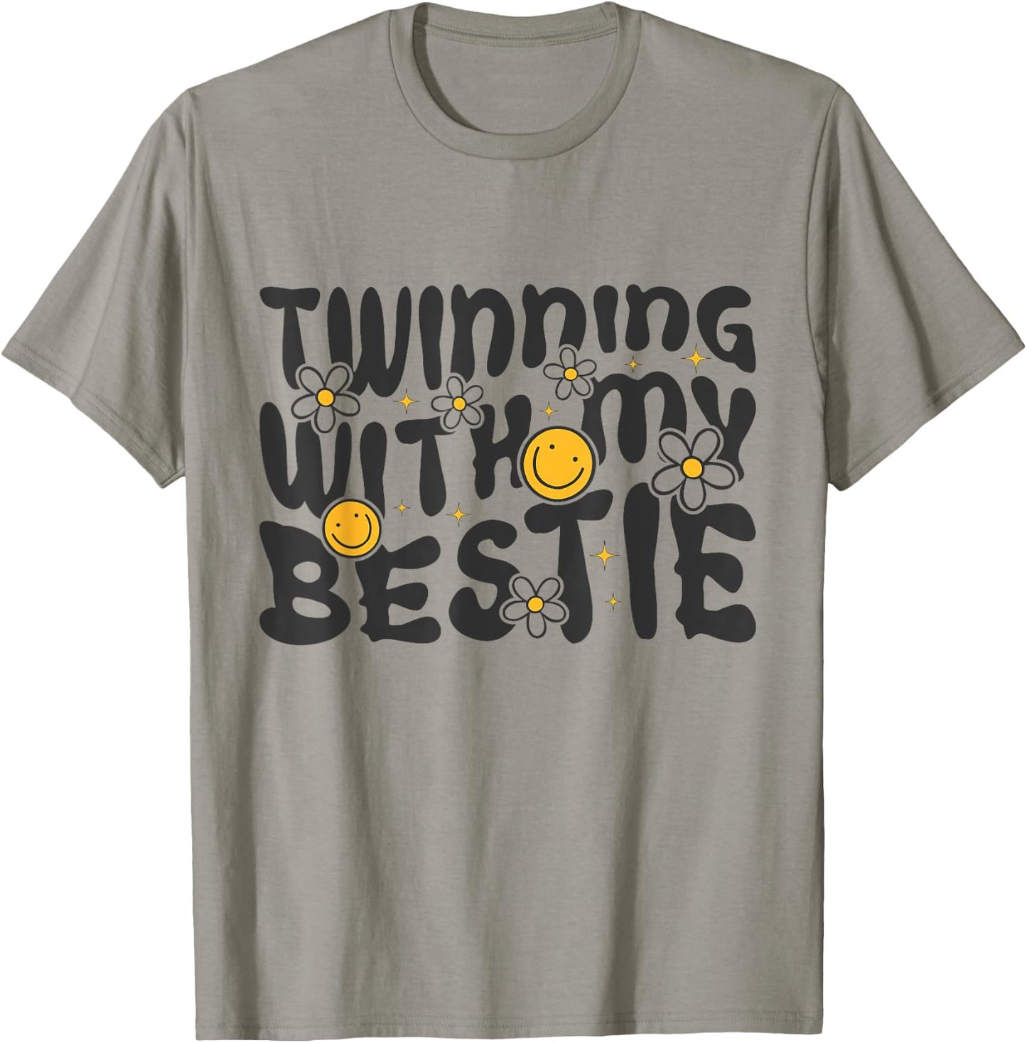 BFF Spirit Week Girls Besties Matching T-Shirt - T-Shirt | Sand