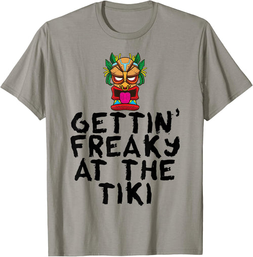 Gettin' Freaky At The Tiki Bar Funny Drinking Party Alcohol