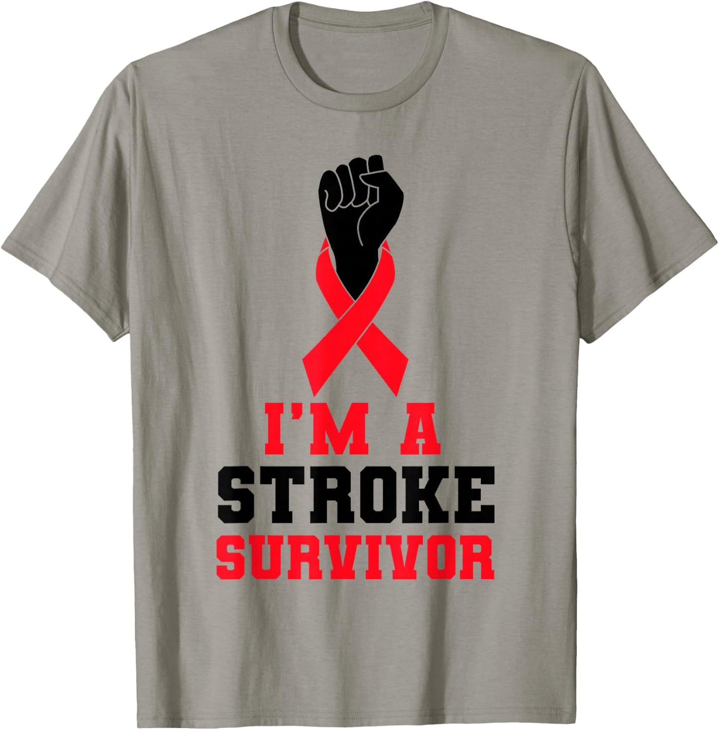 I'm A Stroke Survivor T-Shirt - T-Shirt | Sand