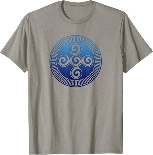 Aztec symbol creation, spiral, universe, god, indians T-Shirt - T-Shirt | Sand