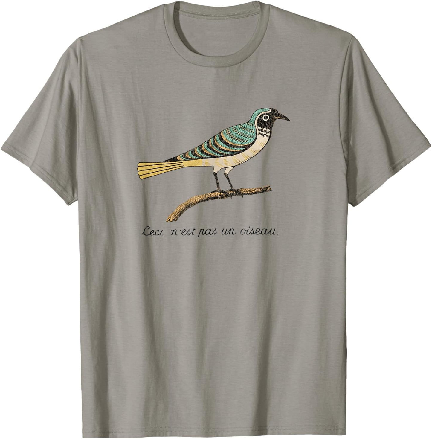 Birds Aren't Real - Ceci n'est pas un oiseau T-Shirt - T-Shirt | Sand