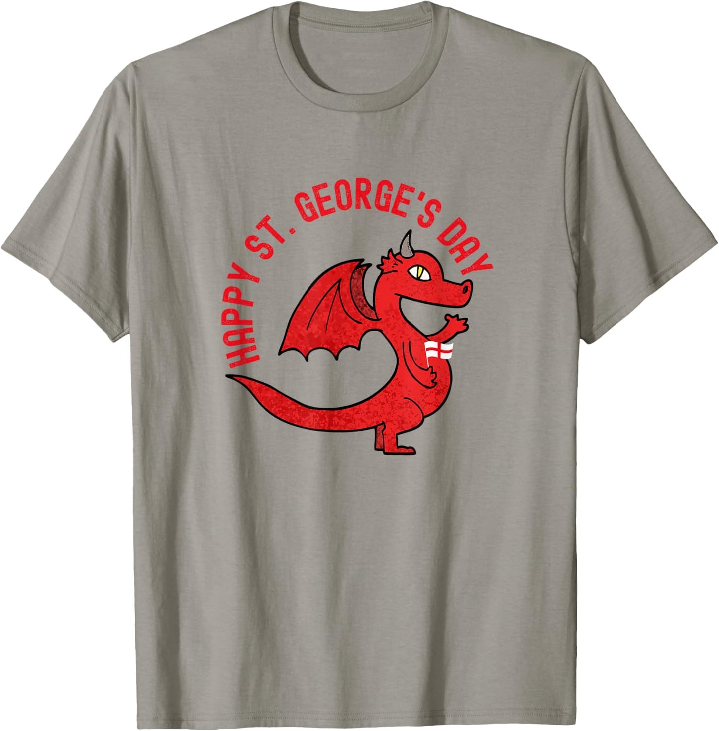 St George's Day Kids England Flag Dragon Saint T-Shirt - T-Shirt | Sand