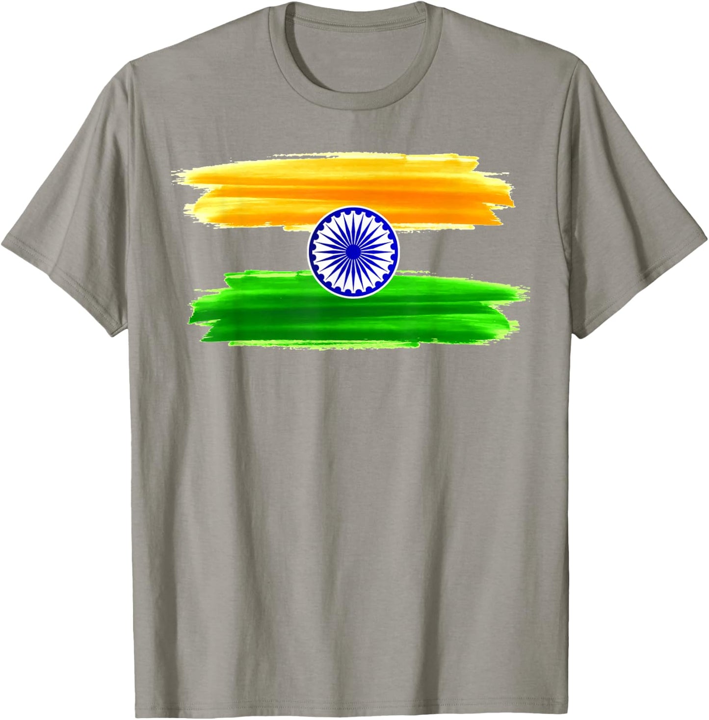 India Independence Day 15 August 1947 Indian Flag Patriotic T-Shirt - T-Shirt | Sand
