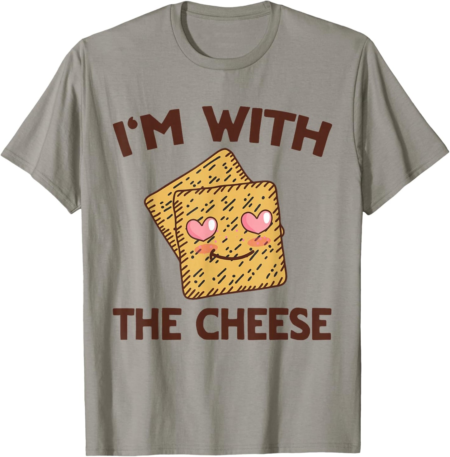 Cheese & Crackers Matching His & Hers Couples T-Shirt - T-Shirt | Sand