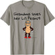 Peanut Grandma Cuddles her Cute Nutty Nut Lovers T-Shirt - T-Shirt | Sand
