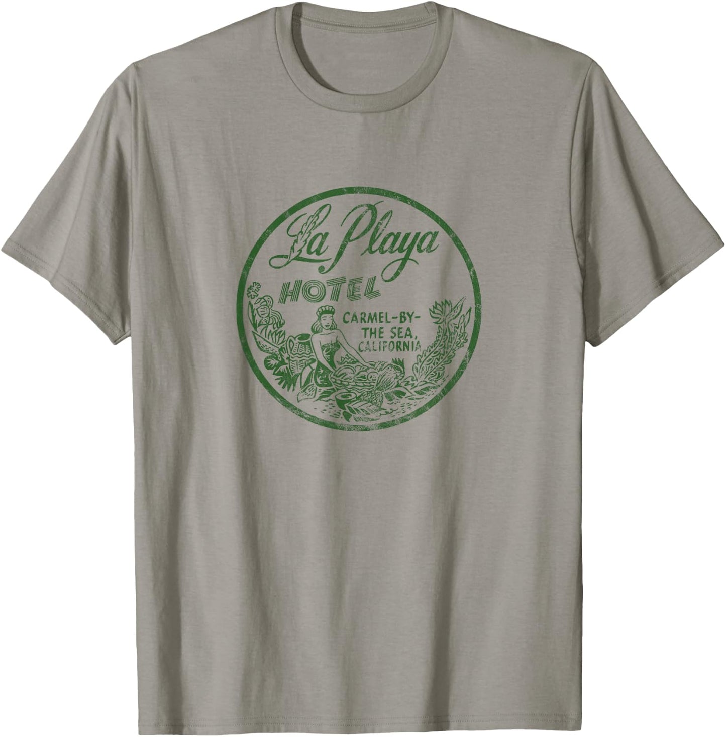 Carmel by The Sea California Vintage Hotel Advertising T-Shirt - T-Shirt | Sand