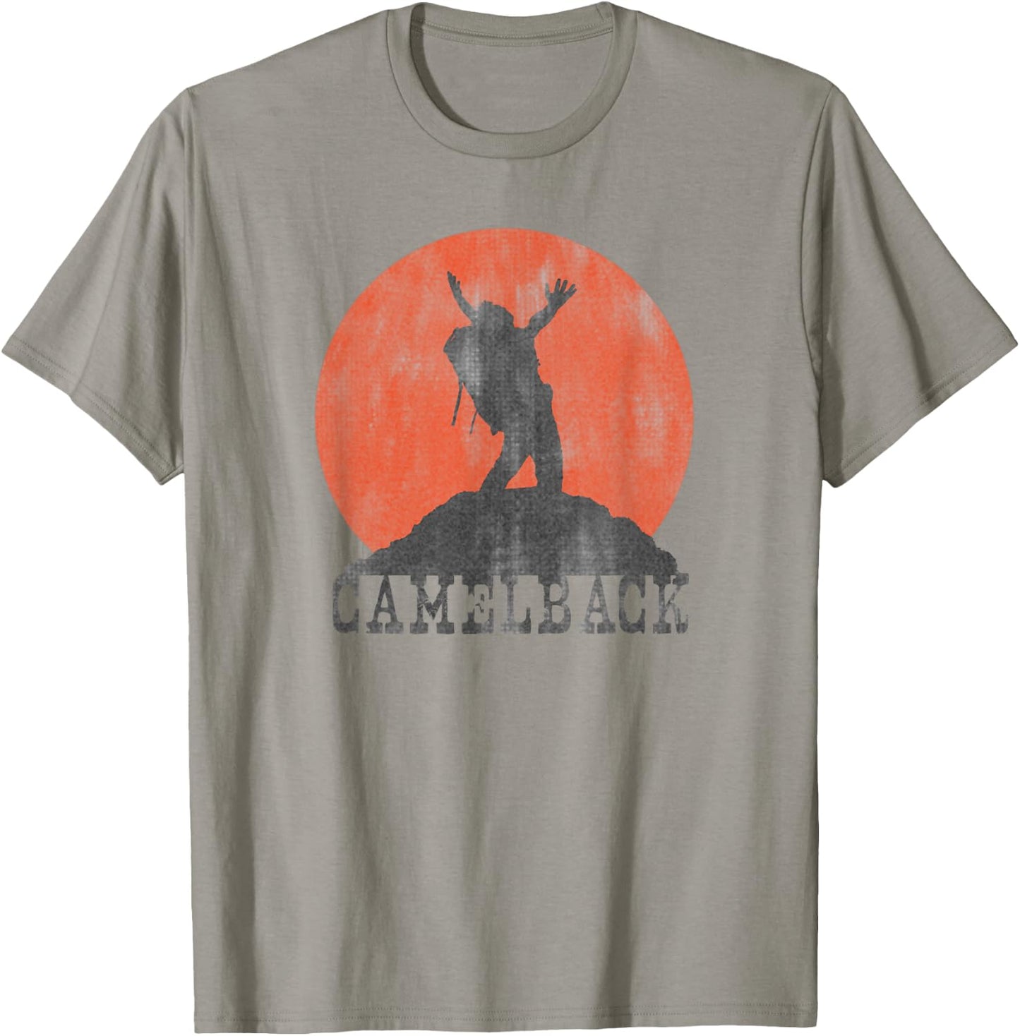 CAMELBACK MOUNTAIN Classic Distressed Hiker T-Shirt - T-Shirt | Sand
