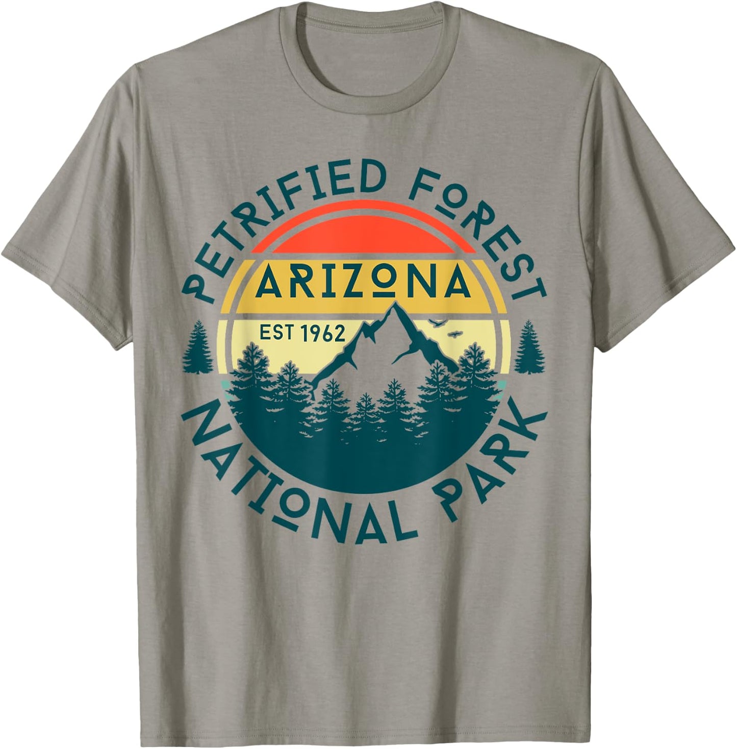 Petrified Forest National Park Arizona Hiking Outdoors T-Shirt - T-Shirt | Sand