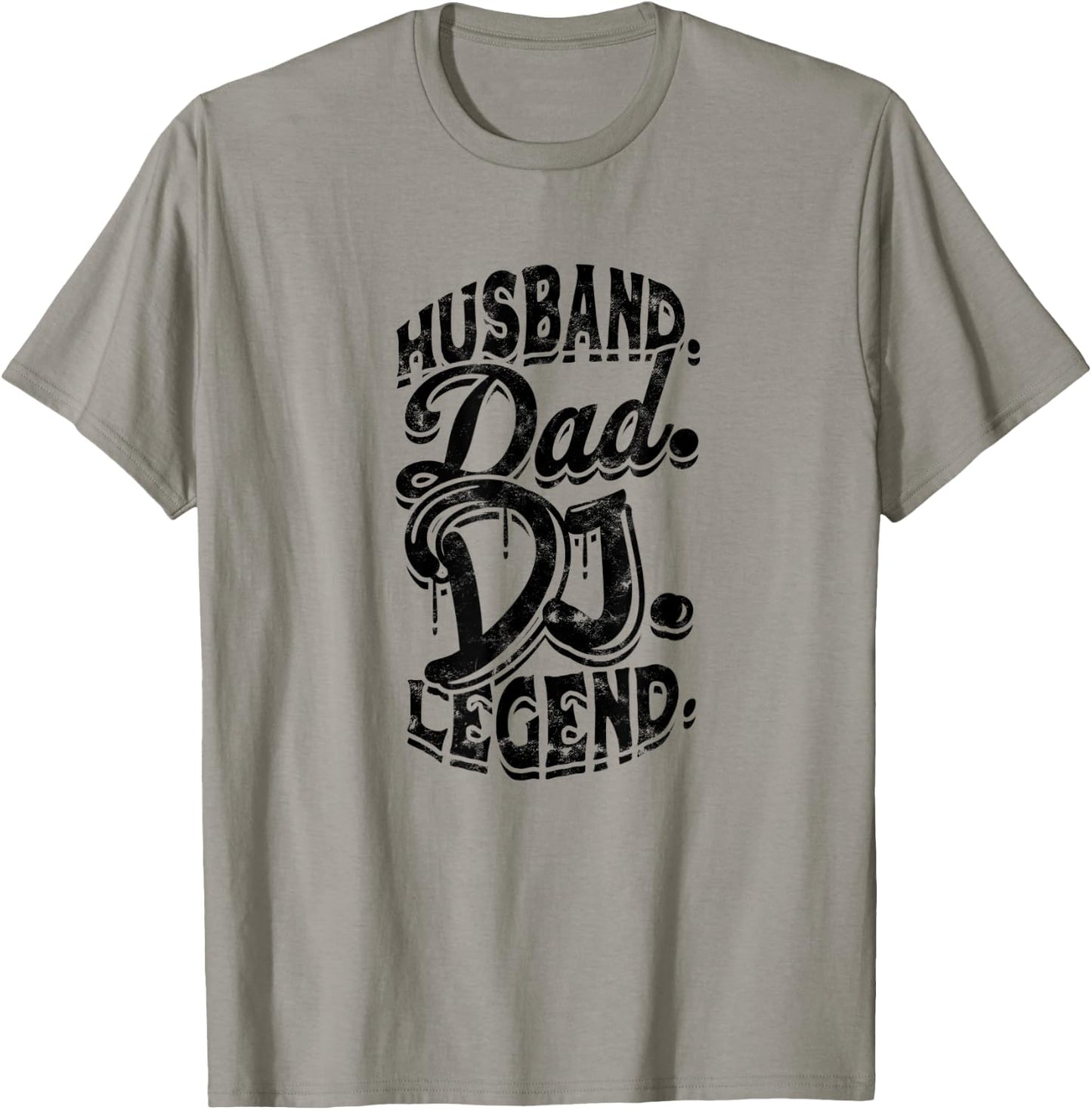 Husband. Dad. Dj. Legend. - Original Mythology Veteran T-Shirt - T-Shirt | Sand