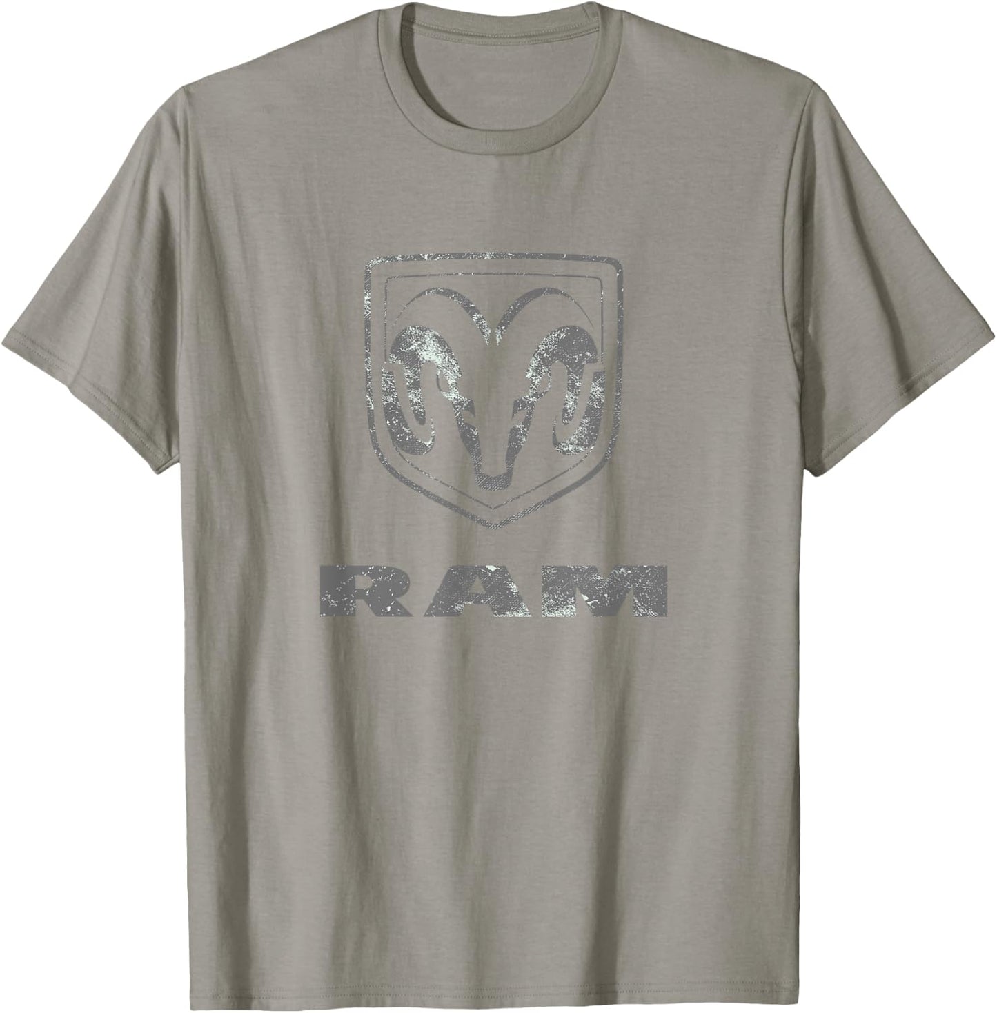 RAM Trucks Logo Distressed T-Shirt - T-Shirt | Sand