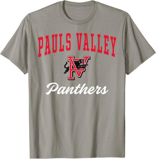 Pauls Valley High School Panthers C3 T-Shirt - T-Shirt | Sand