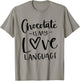 Chocoholic Diet Cupcakes Sweet Tooth Baker Candy Ladies T-Shirt - T-Shirt | Sand