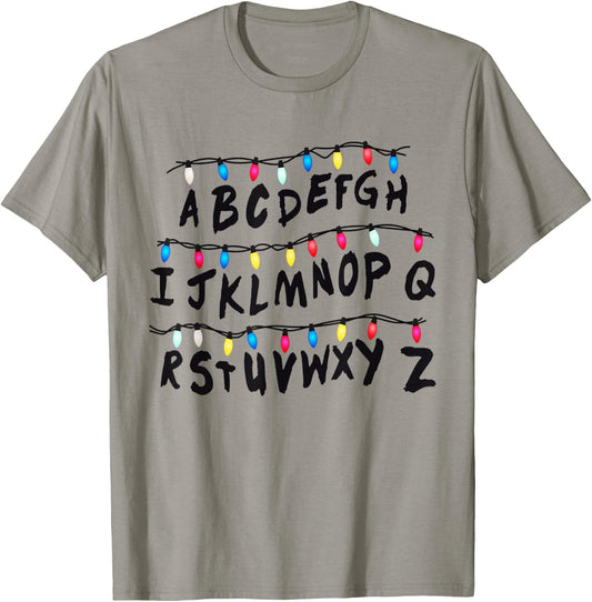 Alphabet Wall - Alphabet Halloween Costume Christmas T-Shirt - T-Shirt | Sand