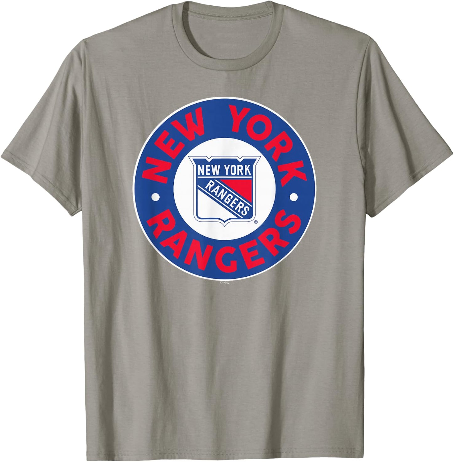 New York Rangers Symbol Gray Officially Licensed T-Shirt - T-Shirt | Sand