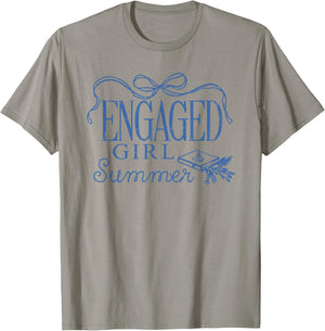 Engaged Girl Summer, Bride To Be, Future Mrs T-Shirt - T-Shirt | Sand