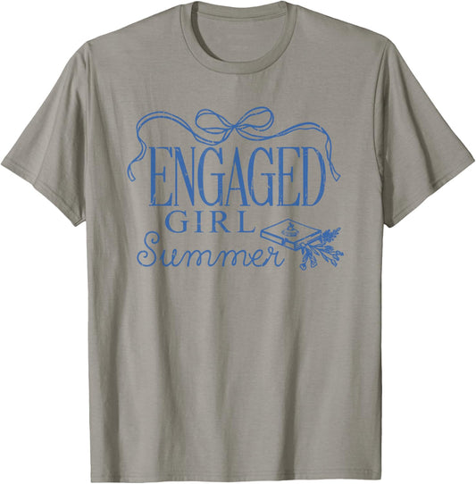 Engaged Girl Summer, Bride To Be, Future Mrs T-Shirt - T-Shirt | Sand