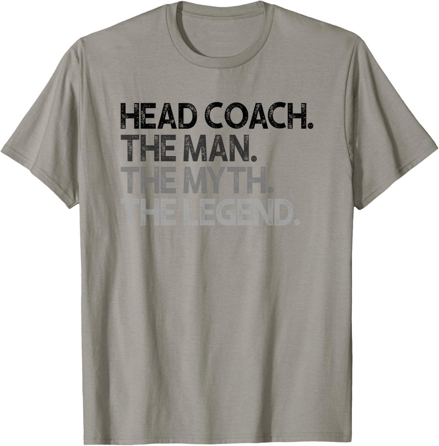 Head Coach Man Myth The Legend Gift T-Shirt - T-Shirt | Sand