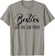 Besties Just Like Our Moms, Funny Baby, Baby Girl, New Mom T-Shirt - T-Shirt | Sand