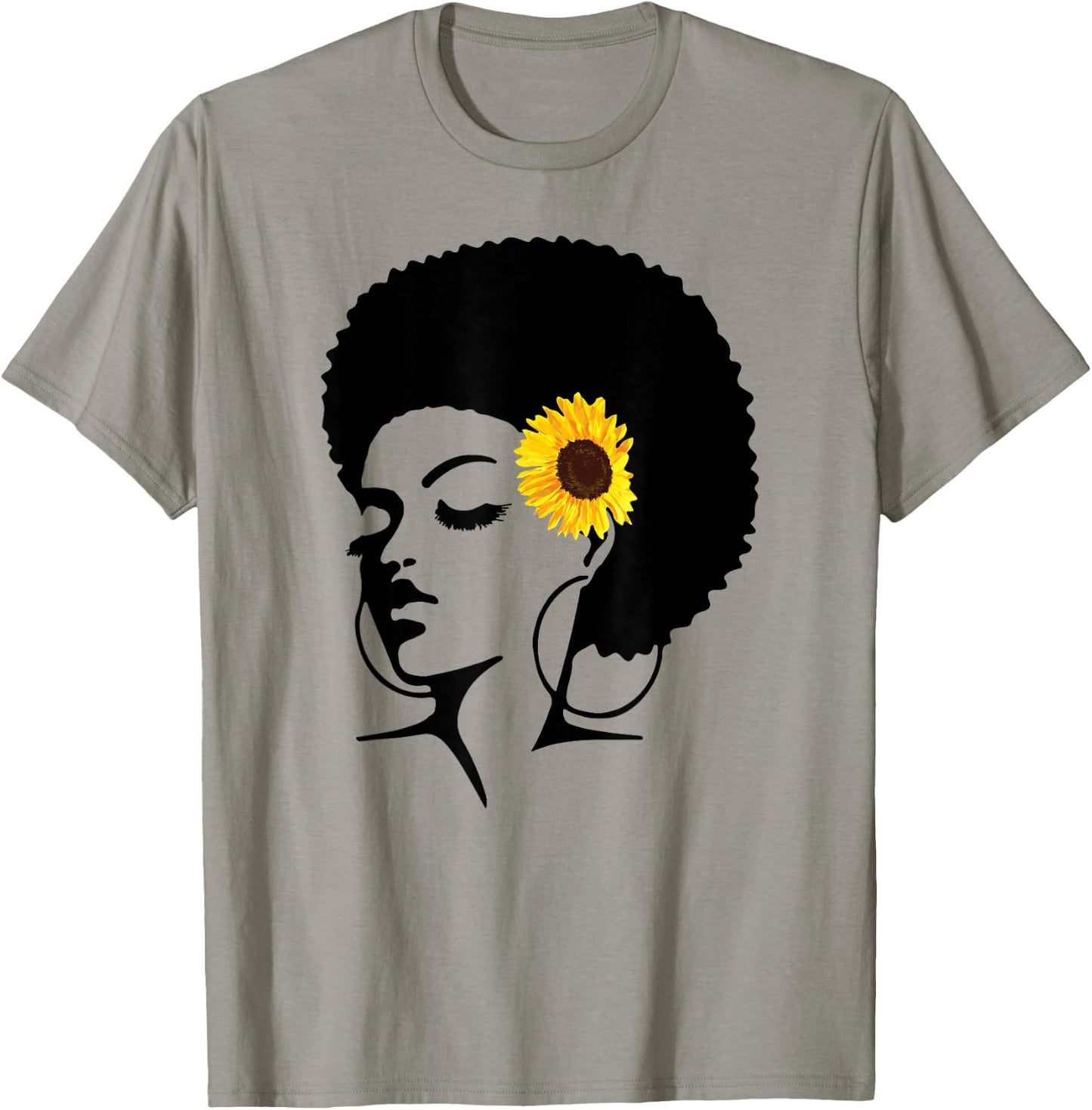 Juneteenth Shirts Women Afro Natural Black Hair Kind Pride T-Shirt - T-Shirt | Sand