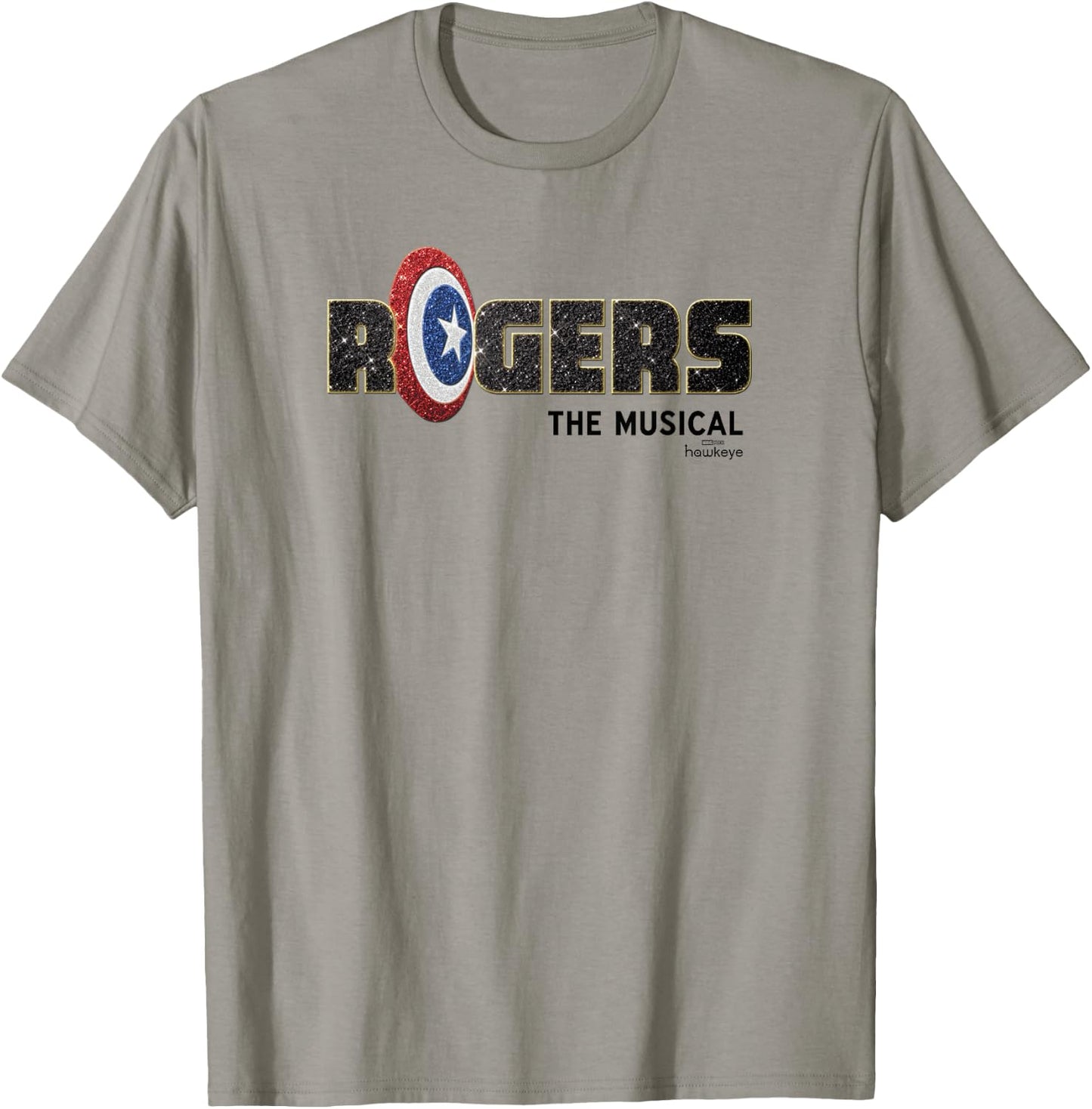 Marvel Hawkeye Rogers The Musical Logo T-Shirt - T-Shirt | Sand