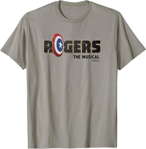 Marvel Hawkeye Rogers The Musical Logo T-Shirt - T-Shirt | Sand