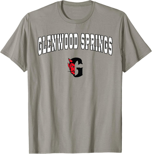 Glenwood Springs High School Demons T-Shirt - T-Shirt | Sand