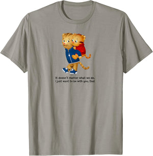Daniel Tiger's and Dad Tiger (Light Shirt) T-Shirt - T-Shirt | Sand