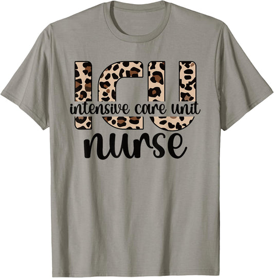 Intensive Care Unit Nurse ICU Nurse Appreciation T-Shirt - T-Shirt | Sand