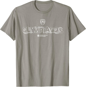 Olympiacos Collection White Logo T-Shirt - T-Shirt | Sand