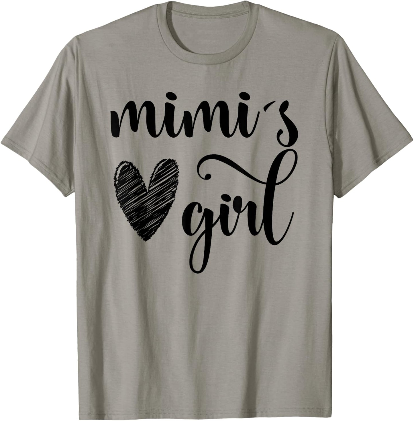 Funny Matching Mimi Girl for Grandma Whit Girl Mother's Day T-Shirt - T-Shirt | Sand