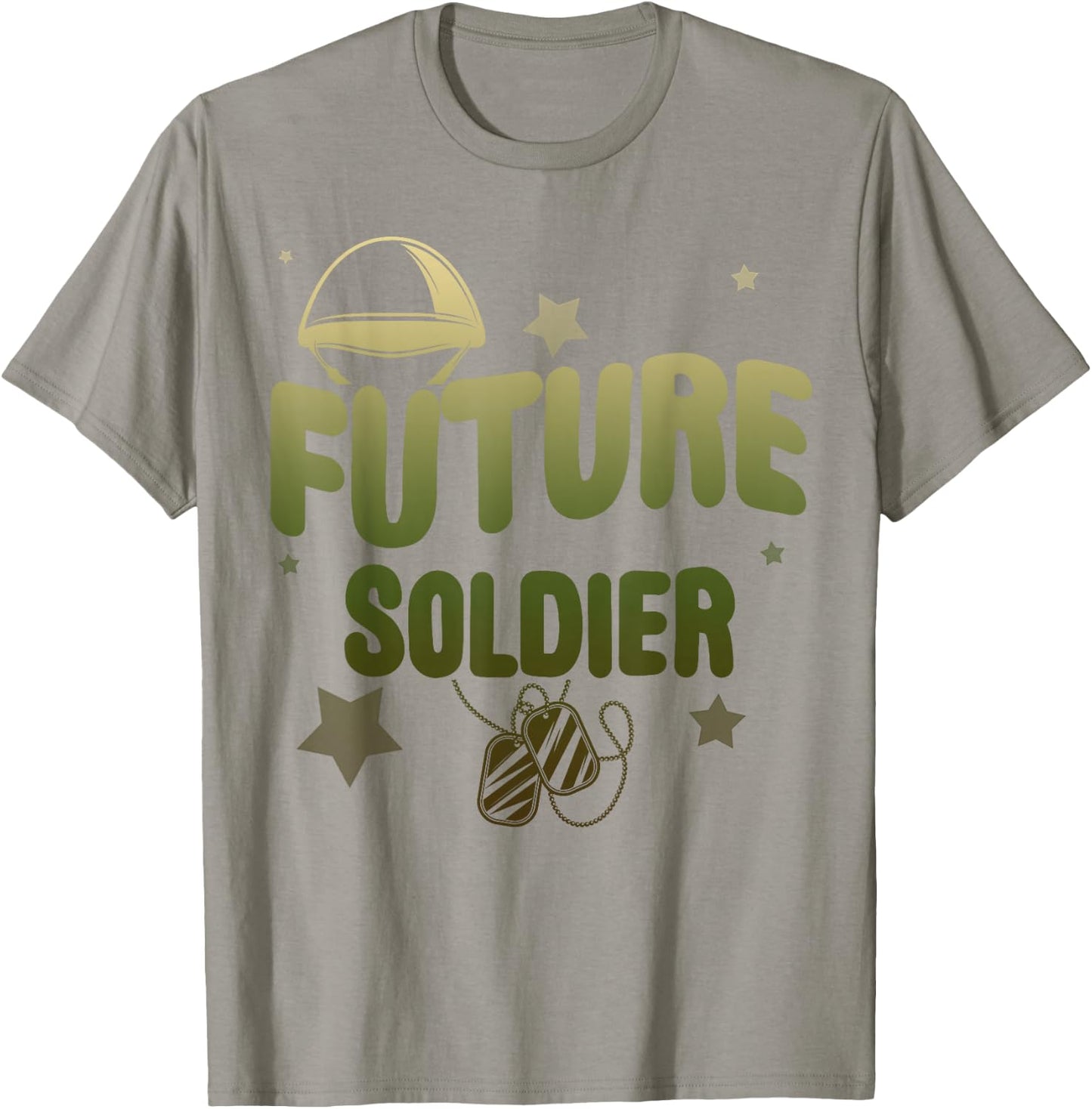 Future Soldier Family Cool Military Kids Army Boy Birthday T-Shirt - T-Shirt | Sand