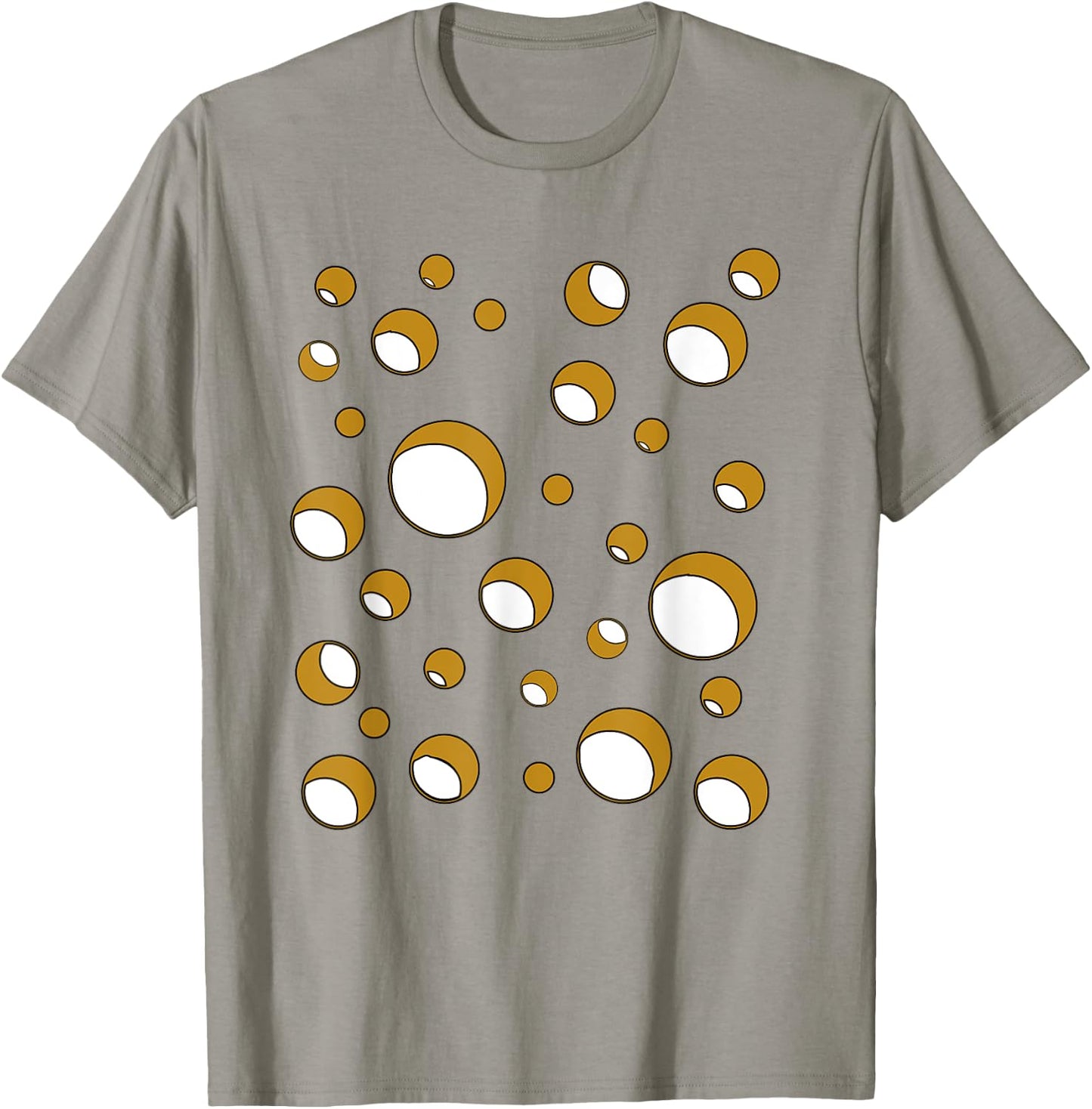 Cheese Costume Swiss Gouda Brie Cheddar Halloween Matching T-Shirt - T-Shirt | Sand