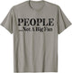 People Not A Big Fan Funny Introvert Vintage T-Shirt - T-Shirt | Sand