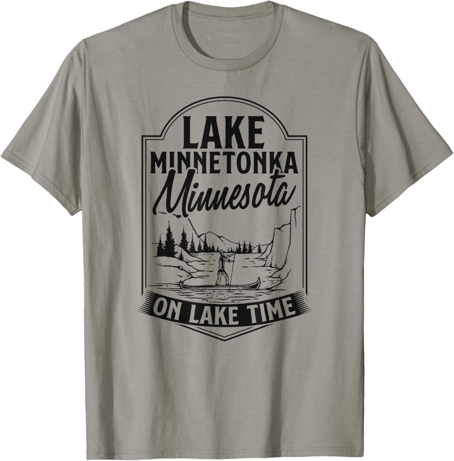 Lake Minnetonka Minnesota On Lake Time Life T-Shirt - T-Shirt | Sand