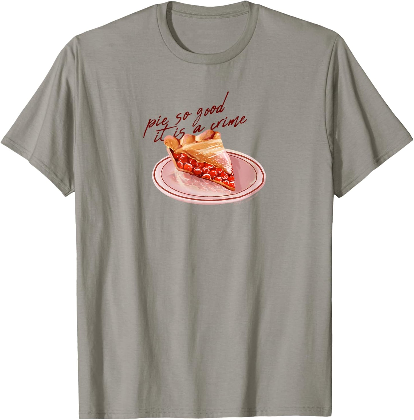 Twin Peaks Pie So Good it is a Crime T-Shirt - T-Shirt | Sand