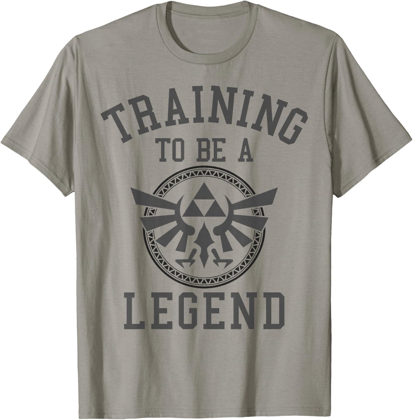 Nintendo Zelda Training to Be A Legend Badge Graphic Small T-Shirt - T-Shirt | Sand